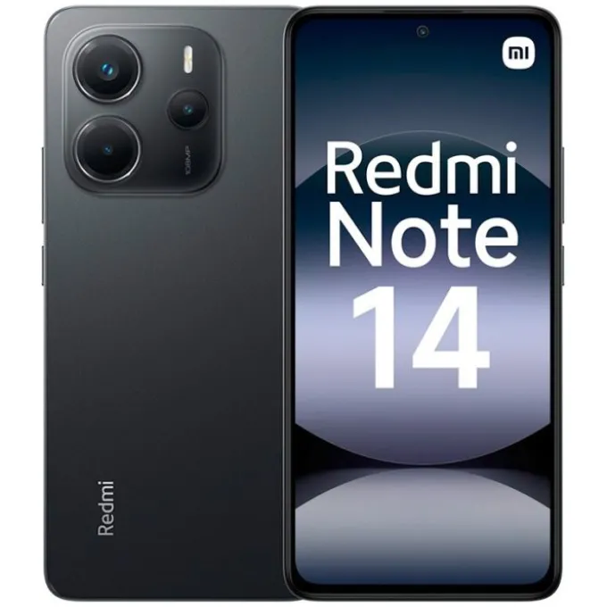 Smartphone XIAOMI Redmi Note 14 4G 256Go Noir + Coque