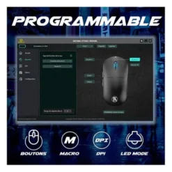 Souris gaming AKUMA OTAKU M06WL 7200Dpi avec base de recharge magnétique