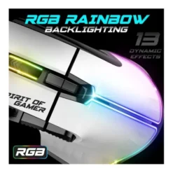 Souris gaming SPIRIT OF GAMER PRO M5 Blanche Filaire 12800Dpi