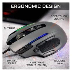 Souris gaming THE G-LAB Nitrogen Core filaire