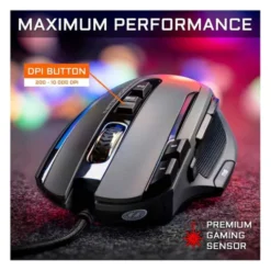 Souris gaming THE G-LAB Nitrogen Core filaire