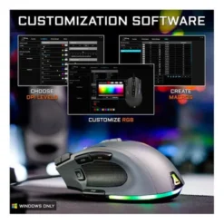 Souris gaming THE G-LAB Nitrogen Core filaire