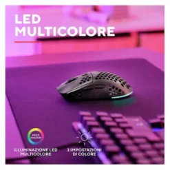 Souris gaming TRUST HELOX sans fil Noir 4800Dpi ultra légère