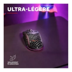 Souris gaming TRUST HELOX sans fil Noir 4800Dpi ultra légère