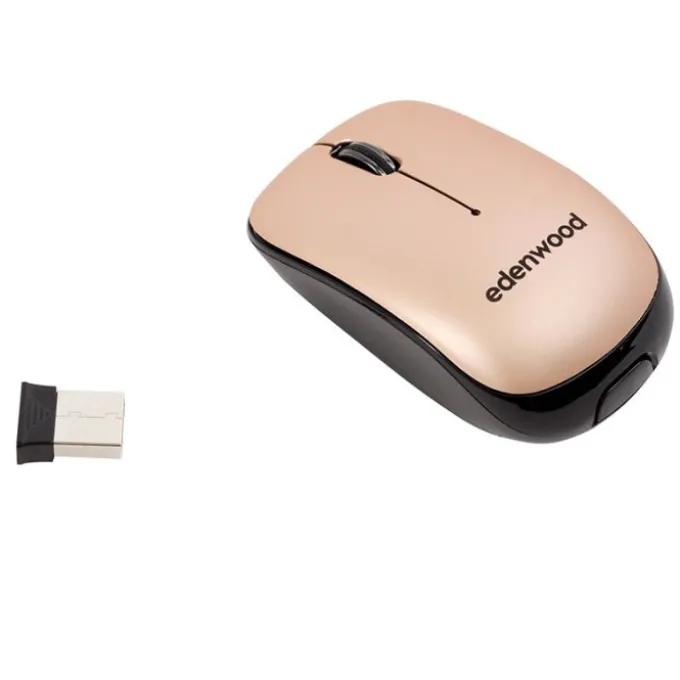 Souris sans fil Mini 2 capots silencieuse EDENWOOD MMSBG01