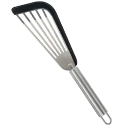 Spatule inox bord silicone