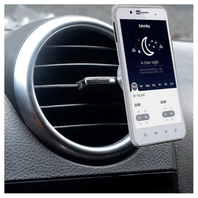 support magnetique pour smartphone Edenwood pour grille aération