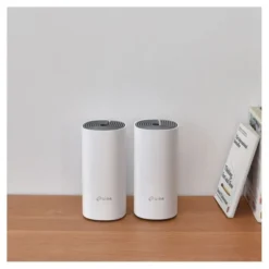 Système wifi Mesh TP LINK + 2ports Fast ethernet Deco E4 ( pack-2)
