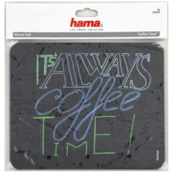 Tapis de souris HAMA NOIR "COFFEE TIME"