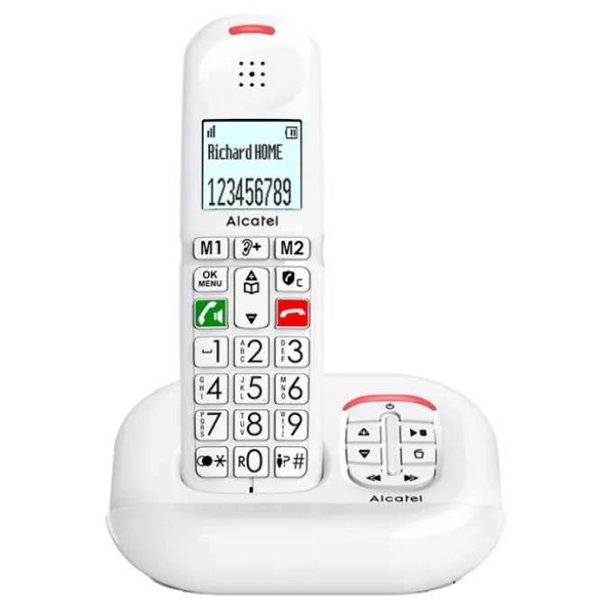 Téléphone SENIOR ALCATEL Solo Répondeur XL 685 Blanc