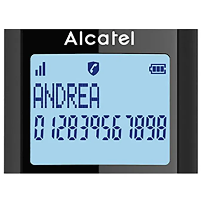 Téléphone solo avec répondeur ALCATEL F860 Voice noir