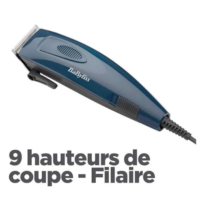 Tondeuse cheveux BABYLISS FILAIRE E695E