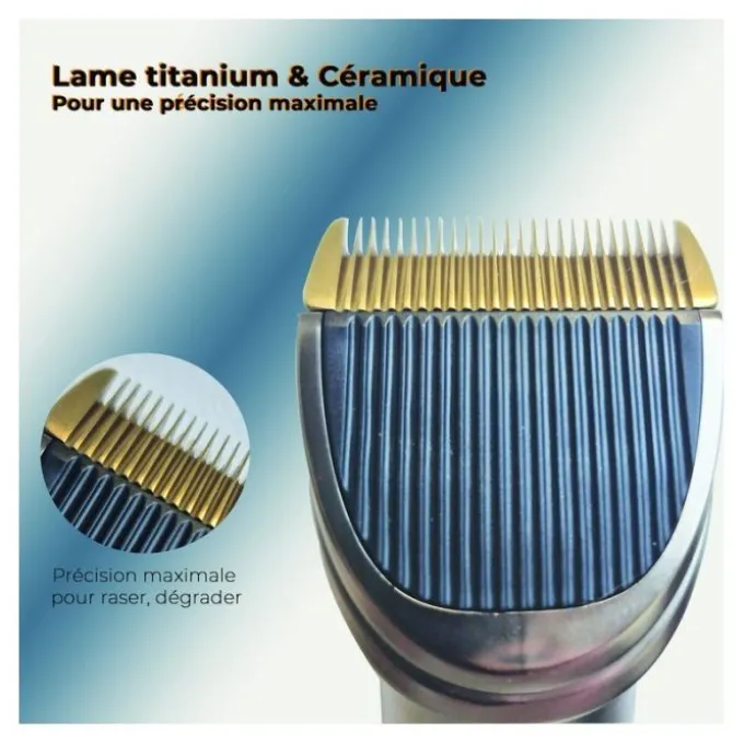 Tondeuse cheveux LITTLE BALANCE TITANIUM LB8898