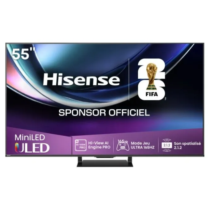 TV MINILED 55" HISENSE 55U7Q PRO 165Hz