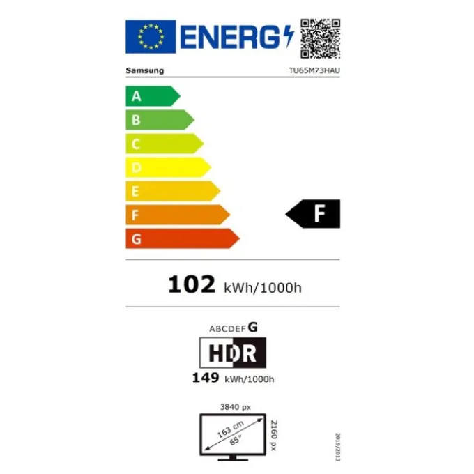 TV MINILED 65" SAMSUNG 65M73H