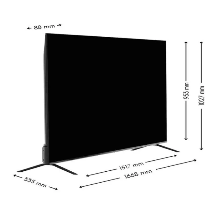 TV QLED 75" EDENWOOD ED75EA04UHD-RE