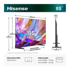 TV QLED 85" HISENSE 85E7S