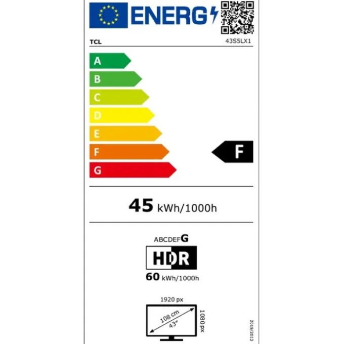 TV QLED 43" TCL 43S4K