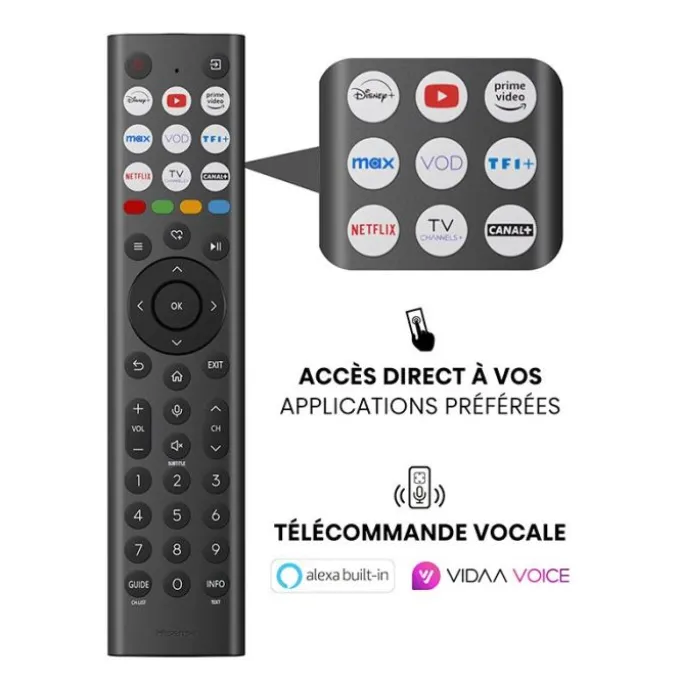 TV UHD 4K 43" HISENSE 43A6Q