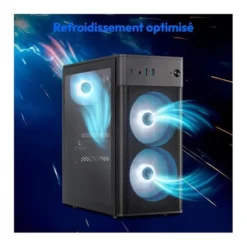 Unité centrale Gamer ERAZER MD340057 - R5/32Go/1To/RTX5060 8Go dédiés