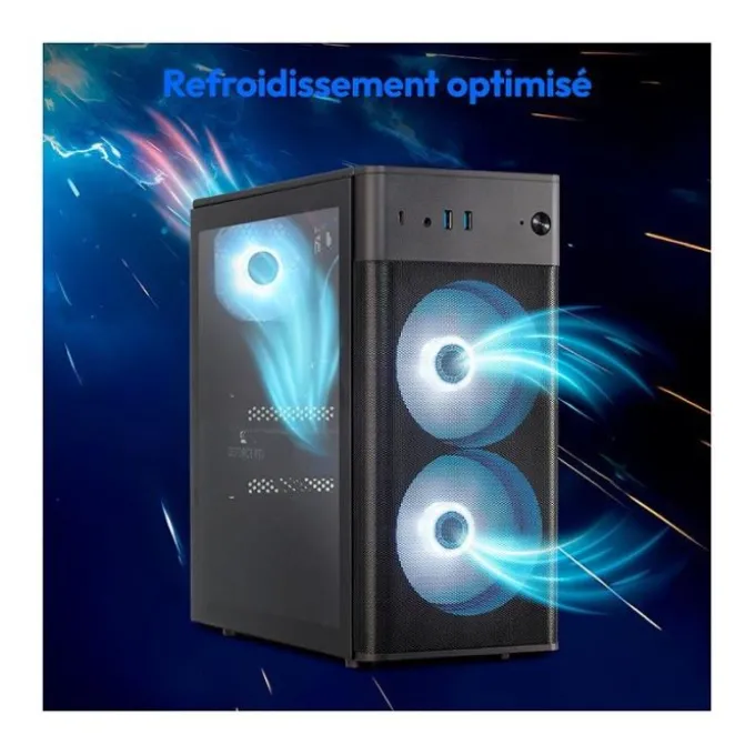 Unité centrale Gamer ERAZER MD340057 - R5/32Go/1To/RTX5060 8Go dédiés