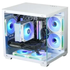 Unité centrale Gamer LYTEK BLANC-R5/16Go/480Go/RTX5050-6Go/W11-Reconditionné Grade A+