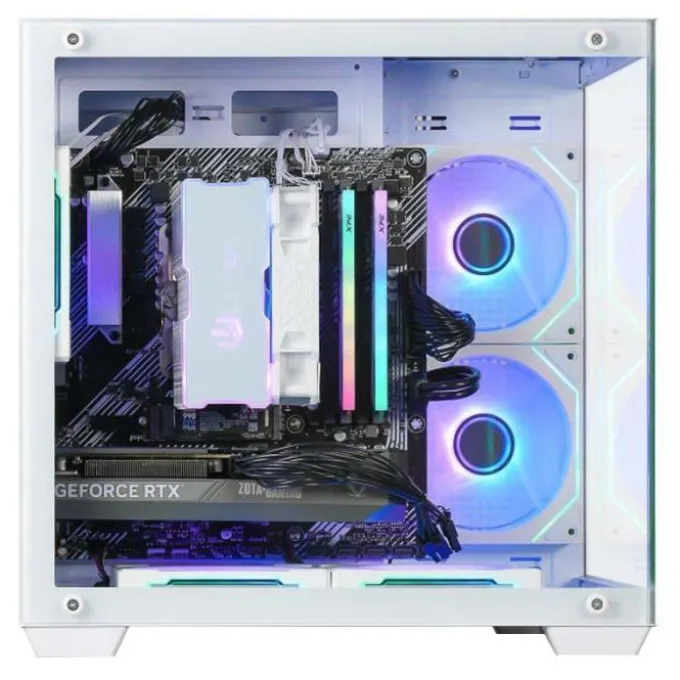 Unité centrale Gamer LYTEK BLANC-R5/16Go/480Go/RTX5050-6Go/W11-Reconditionné Grade A+