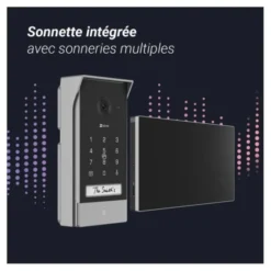 Visiophone connecté EZVIZ EP7 2K avec panneau solaire
