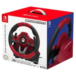 Volant et Pédalier HORI MARIO KART RACING WHEEL PRO DELUXE pour SWITCH